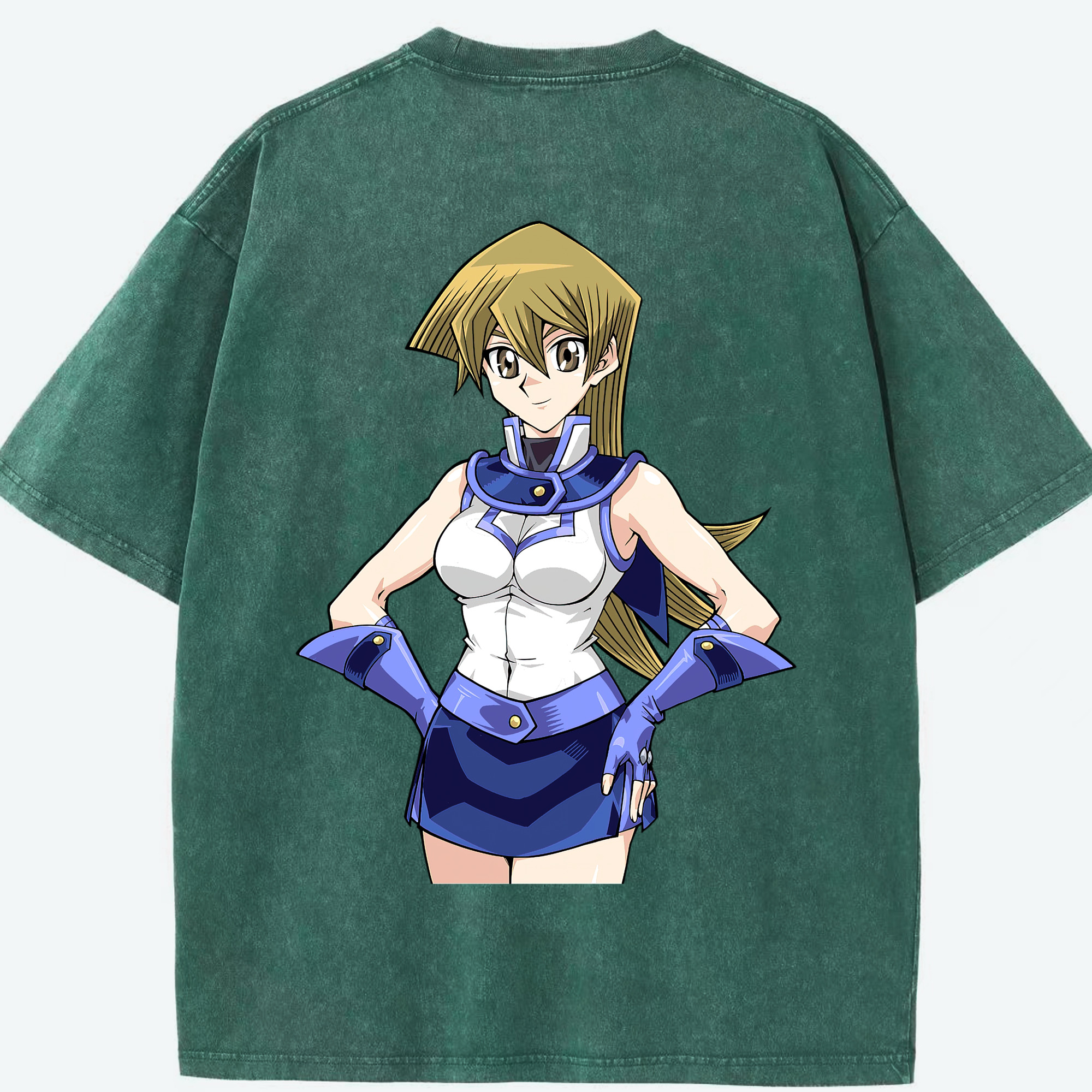 （画像用） 遊☆戯☆王 Yu-Gi-Oh! 綿100% ヴィンテージ風 半袖Tシャツ（背面プリント）